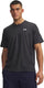 Under armour ua tech vent ss-blk heren sportshirt - ultimate zwart - wit