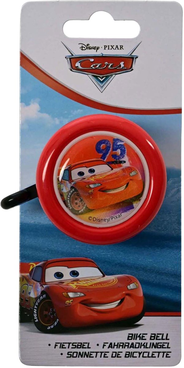Cargue la imagen en el visor de la galería, Volare disney cars fietsbel - jongens - rood

