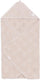 Jollein x nijntje - badcape badstof 75x75cm - baby handdoek met badcape, omslagdoek, badponcho miffy jacquard - nougat