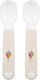 Mepal mio oefenlepel - set van 2 - goede grip - kinderservies - sunshine rainbow