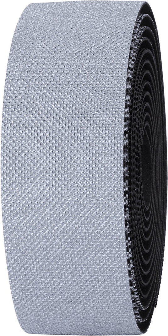 Bbb cycling reflectribbon stuurtape - stuurlint race fiets - tape fietsstuur - zilver reflection - 200 x 3 cm - bht-17