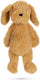 Beeztees hondenknuffel vajen - hondenspeelgoed - pluche - lichtbruin - 41x15x13 cm