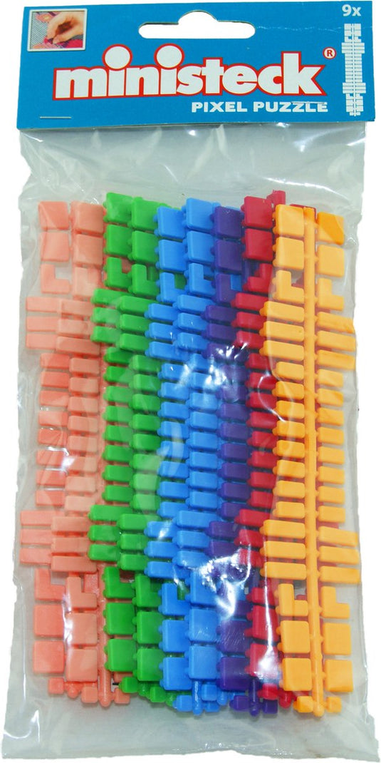 Ministeck uitbreidingsset kleurenstrips 9-delig 31666