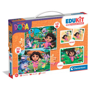 Load image into Gallery viewer, Spel edukit 4 in 1 dora the explorer
