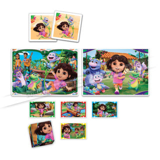 Load image into Gallery viewer, Spel edukit 4 in 1 dora the explorer
