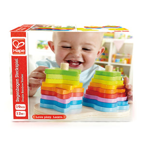 Hape stapeltoren regenboog