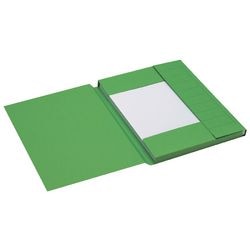 Stofklepmap spectrum djois a6010-245 karton 255g m2 a4 groen 3kleppen recycled