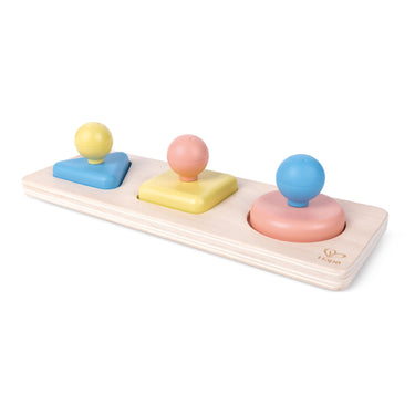 Hape montessori spiegel vormenpuzzel hout