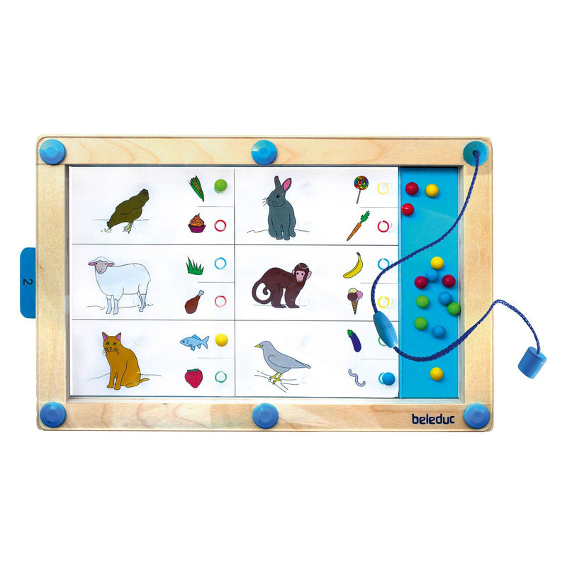 Load image into Gallery viewer, Beleduc logiplay houten magneetspel
