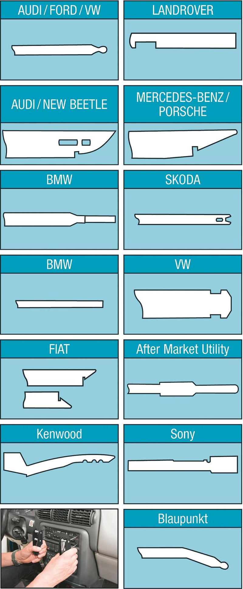 Load image into Gallery viewer, Hazet demontage installatie beugel set disassembly tool for radi 140x58x50
