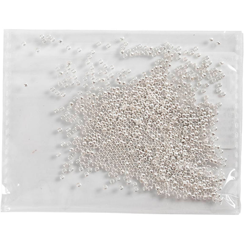 Load image into Gallery viewer, Https: www.cchobby.nl knijpkralen-d-2-mm-zilver-1000-stuk-1-doos
