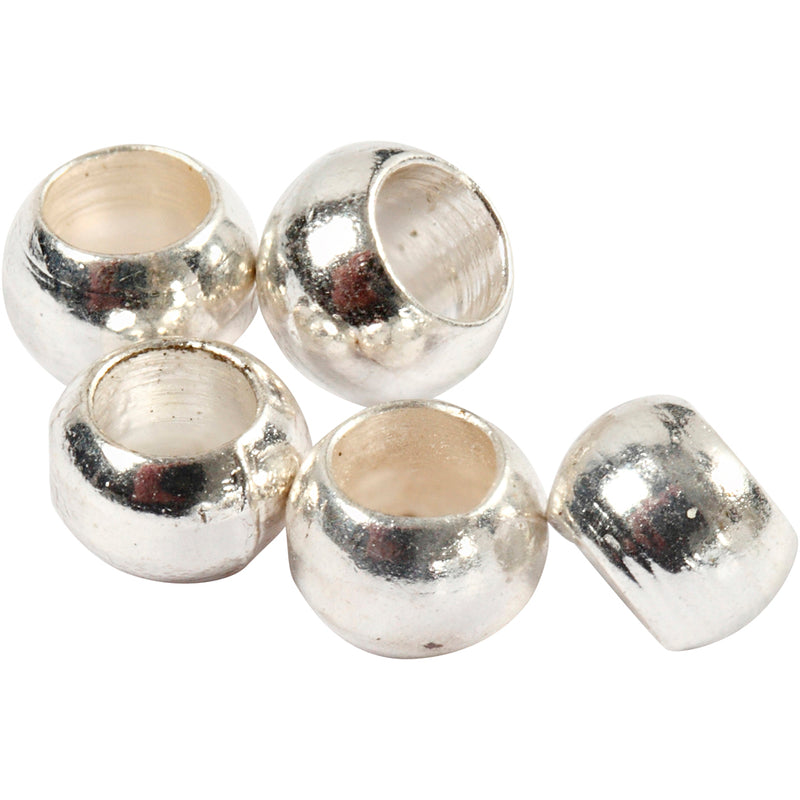 Load image into Gallery viewer, Https: www.cchobby.nl knijpkralen-d-2-mm-zilver-1000-stuk-1-doos

