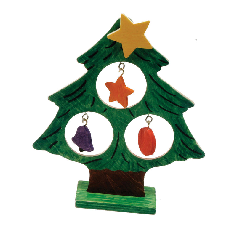 Load image into Gallery viewer, Beleduc Kleur je eigen Kerstboom met Kerstballen

