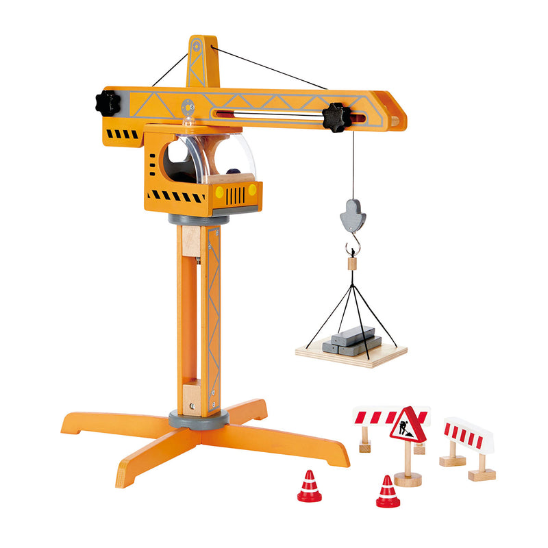 Load image into Gallery viewer, Hape houten hijskraan
