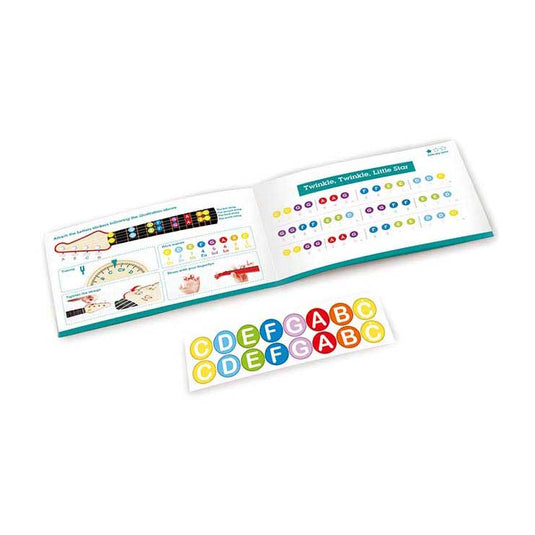 Hape ukelele met lichtjes - blauw