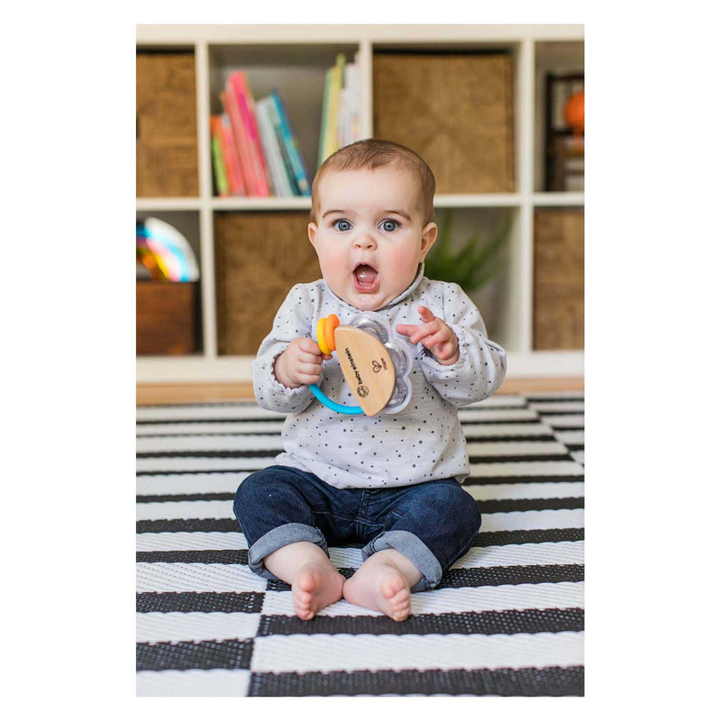 Load image into Gallery viewer, Hape houten tiny tambourine
