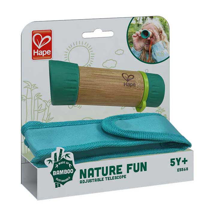 Load image into Gallery viewer, Hape verstelbare bamboe telescoop
