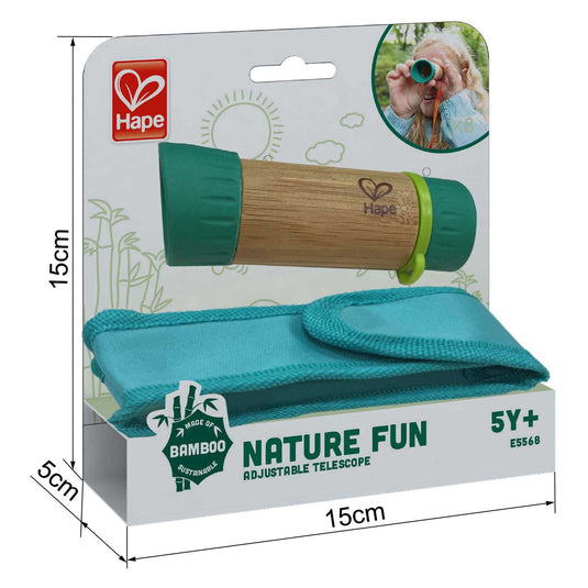 Hape verstelbare bamboe telescoop