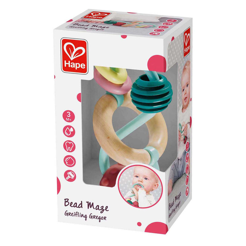 Load image into Gallery viewer, Hape infinity bijtring met kralen
