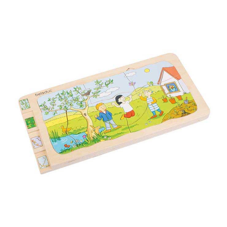 Load image into Gallery viewer, Beleduc lagenpuzzel 4 seizoenen
