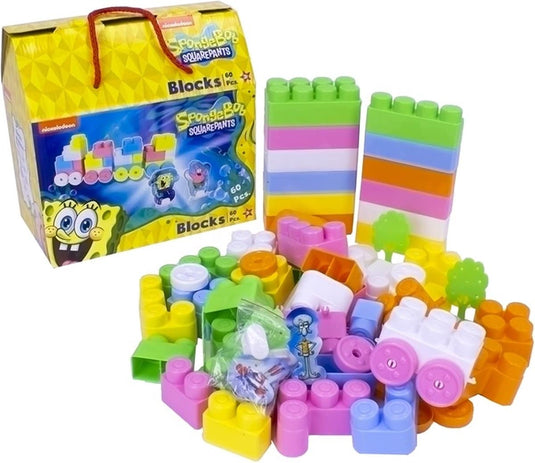 Jonotoys spongebob squarepants 60 bouwblokken