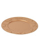 Decoris onderbord met strikjes dessin ã˜33cm kunststof goud