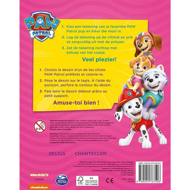 Deltas nickelodeon paw patrol prikblok roze