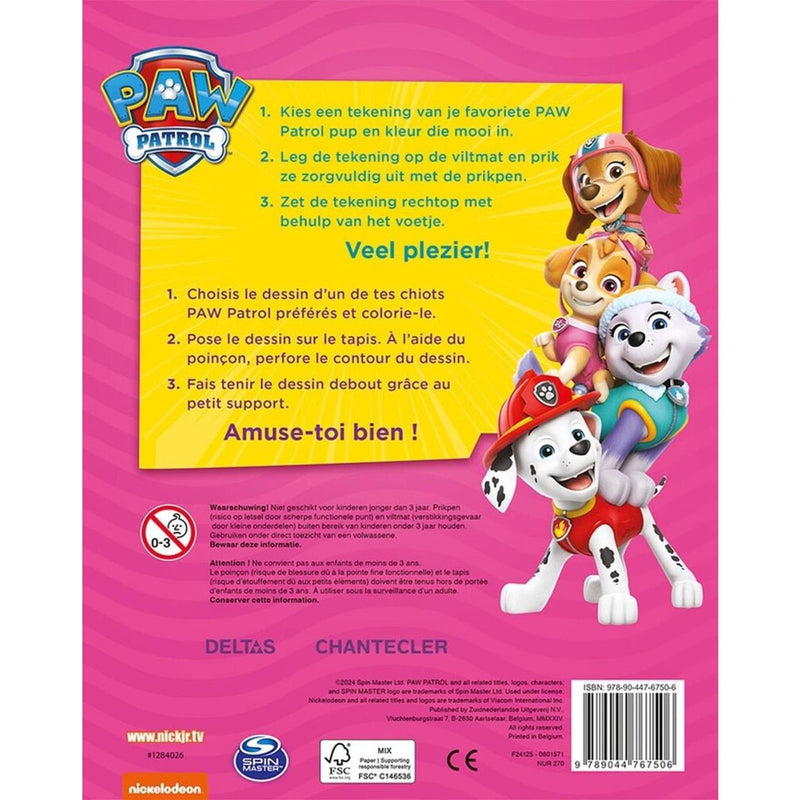 Load image into Gallery viewer, Deltas nickelodeon paw patrol prikblok roze

