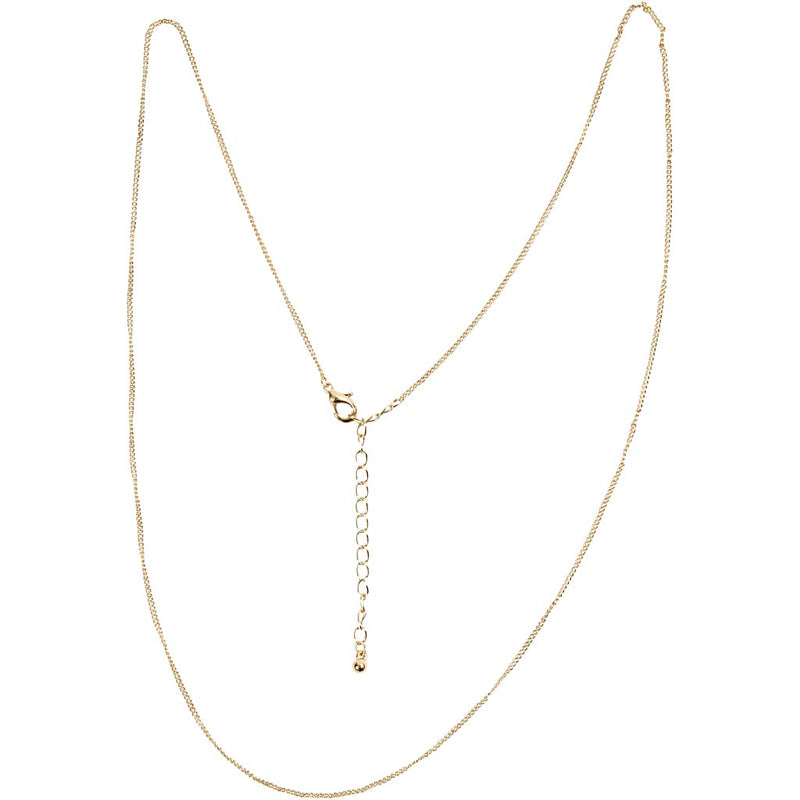Load image into Gallery viewer, Https: www.cchobby.nl ketting-l-80-cm-d-1-mm-verguld-1-stuk
