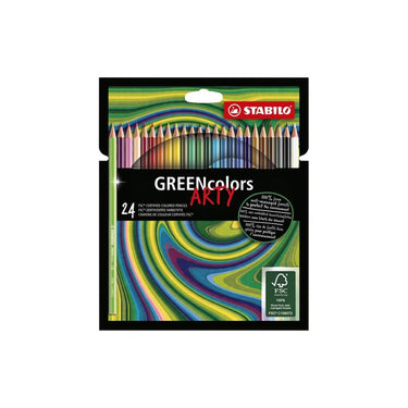 Abi stlo greencolors arty kleurpotloden etui a 24 stuks