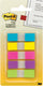 Post-it indextabs 6835 11.9x43.1mm 3+2 gratis assorti 100 tabs