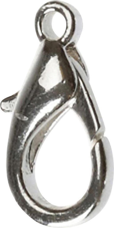 Creativ company creotime karabijnsluiting staal 18 mm zilver 4 stuks