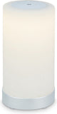 Briloner - lama - led tafellamp batterij - dimbaar - led tafellamp glas - snoerloos - aanraakfunctie - 3.300k - warm wit - chroom mat wit - 245x125 mm (hxd)