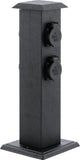 Eglo park 4 - buitenverlichting - stekkerzuil tuin 4x230v - zwart