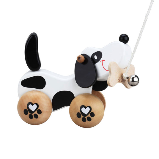 Classic world houten kwispel hondje