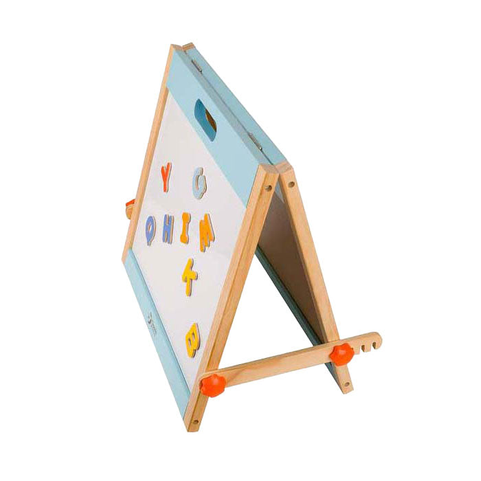 Load image into Gallery viewer, Classic world houten magneet- en krijtbord
