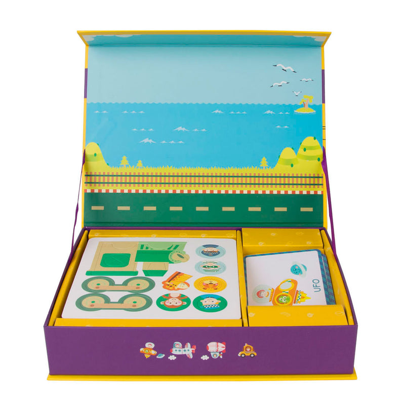 Afbeelding laden in galerijviewer, Classic world puzzeldoos magneet - verkeer
