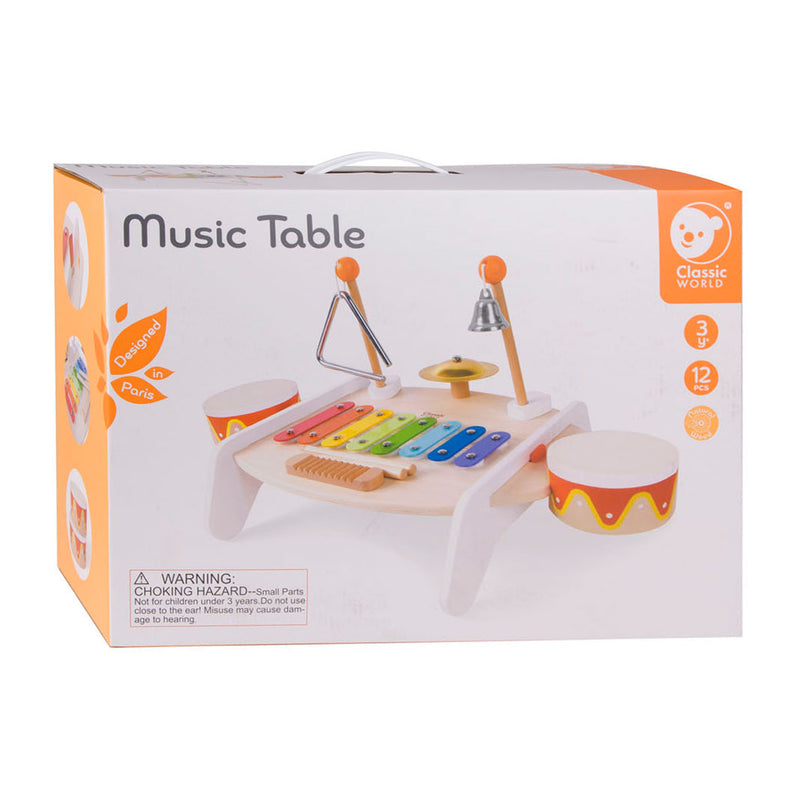 Load image into Gallery viewer, Classic world houten muziektafel
