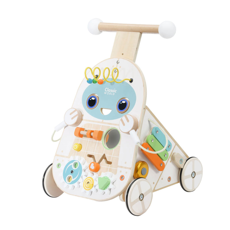 Chargez l'image dans la visionneuse de la galerie, Classic world houten baby loopwagen - educatief speelgoed multicolor.
