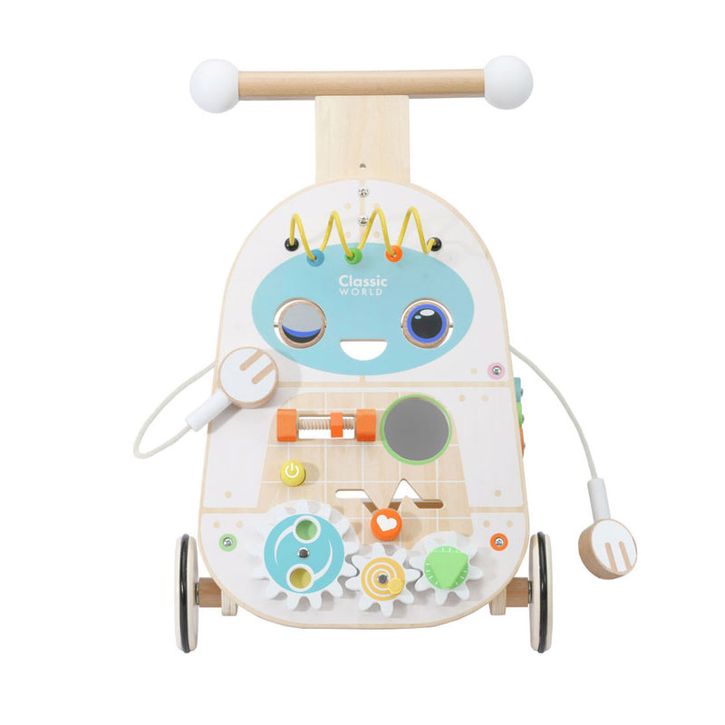 Chargez l'image dans la visionneuse de la galerie, Classic world houten baby loopwagen - educatief speelgoed multicolor.
