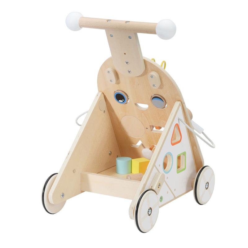 Chargez l'image dans la visionneuse de la galerie, Classic world houten baby loopwagen - educatief speelgoed multicolor.
