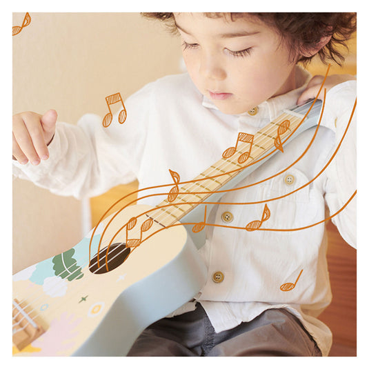 Classic world houten iris ukelele
