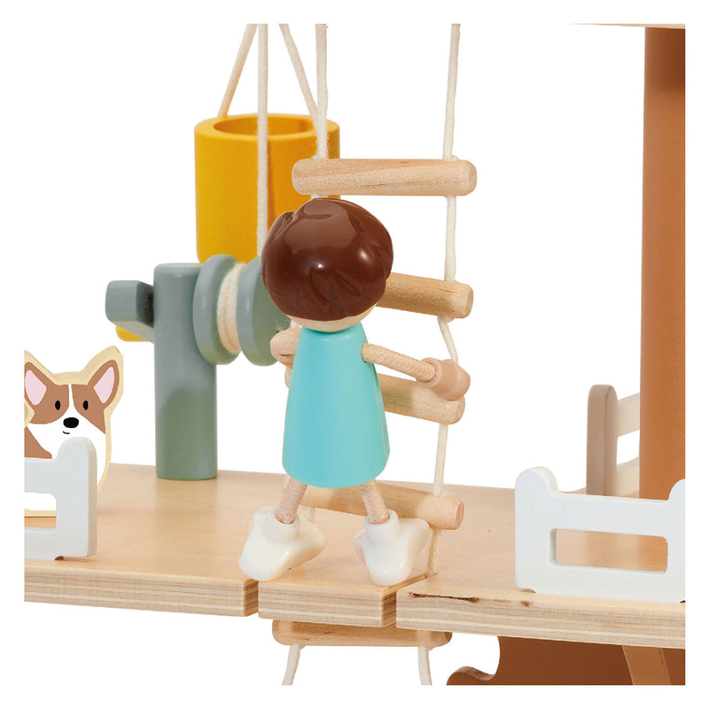 Load image into Gallery viewer, Classic world houten poppenhuis boomhut, 31dlg.
