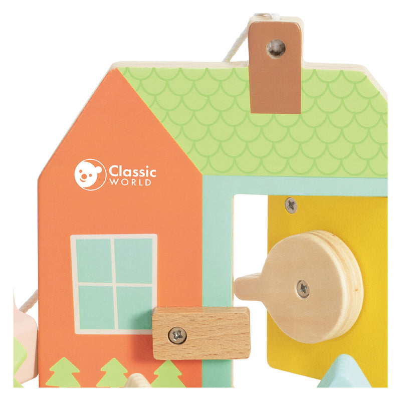 Load image into Gallery viewer, Classic world houten slot openen vormenspel, 11dlg.
