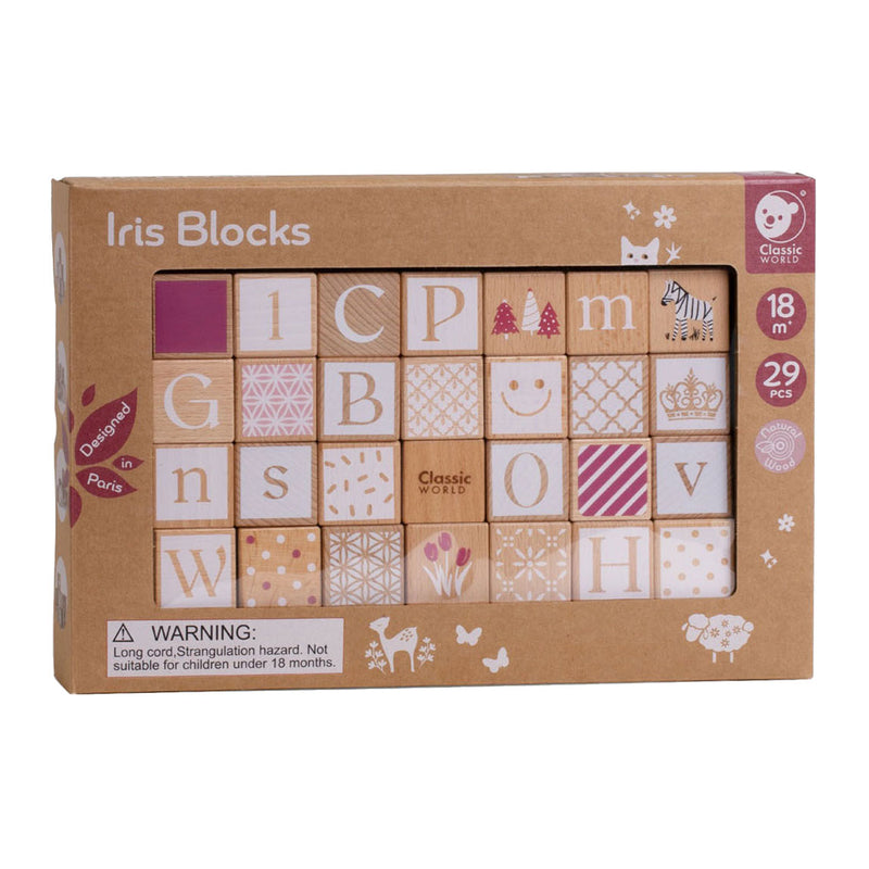Load image into Gallery viewer, Classic world houten iris blokken, 29dlg.
