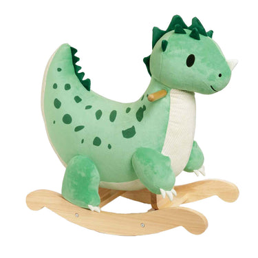 Classic world houten hobbelpaard dinosaurus