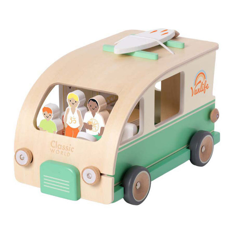 Chargez l'image dans la visionneuse de la galerie, Classic world houten camper met accesoires - 9dlg.
