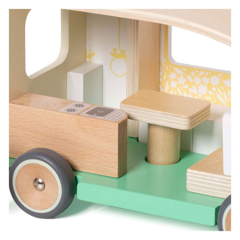 Chargez l'image dans la visionneuse de la galerie, Classic world houten camper met accesoires - 9dlg.
