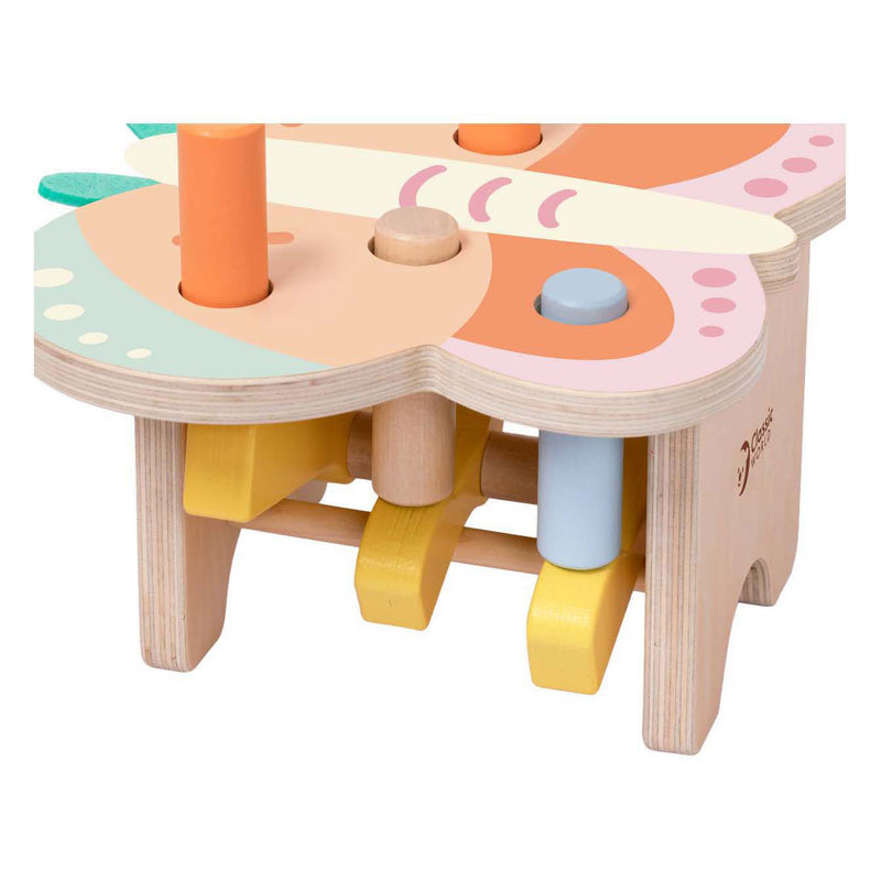 ギャラリービューアに画像をロードする, Classic world houten speelgoed hamerbank vlinder voor peuters.
