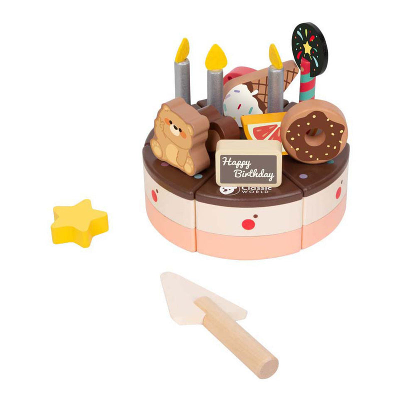 Cargue la imagen en el visor de la galería, Classic world houten chocolade taart
